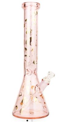 #REG038 - 15" Pink Pin-Up Ladies Beaker