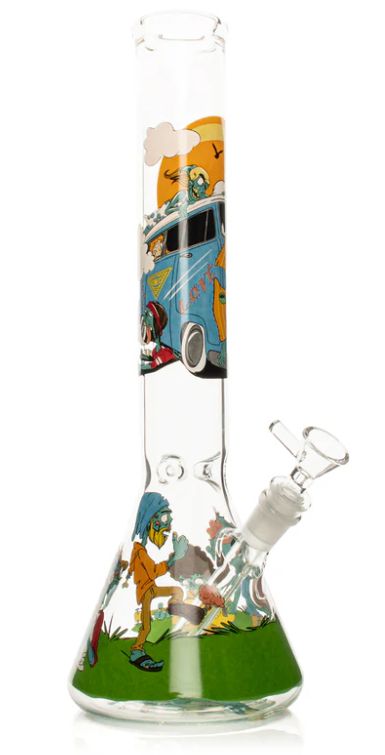 #REG212 - 15" Bong Of The Living Dead Beaker