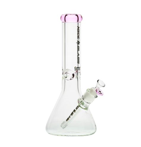 Nice Glass - 12" 9mm Beaker w/ Ice Pinch