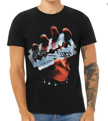 Judas Priest - British Steel - T-Shirt, Size: X-Large