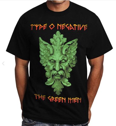 Type O Negative - Green Men - T-Shirt, Size: Large