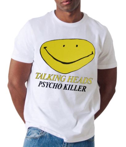 Talking Heads - Psycho Killer - T-Shirt, Size: 2XL