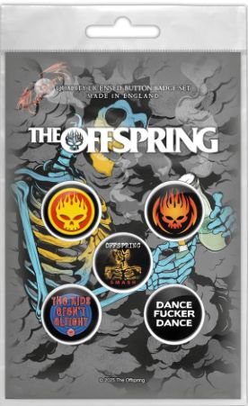 The Offspring - Skeleton Molotov - Button Set