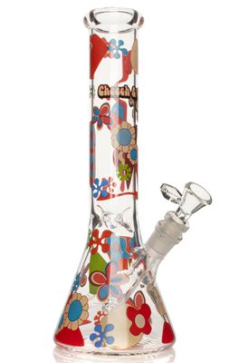 12" Power To The Flower Beaker Bong