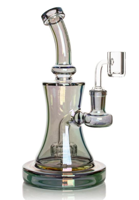 7.5" Metallic Terminator Finish Neo Concentrate Rig, Colour: Metallic Green