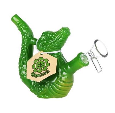 SeshGear 4.25" Grinning Gator Waterpipe