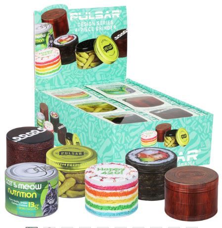 2.5" Pulsar Design Series 4pc Grinder