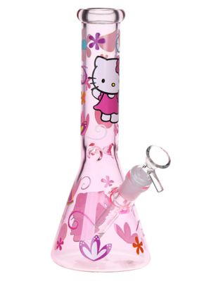 10" Hello Kitty Beaker Bong - Pink
