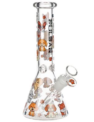 10" Pulsar Cute Doggies Beaker