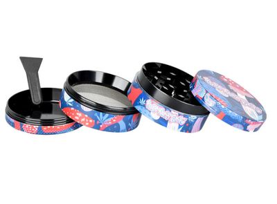 4pc 2" Psychedelic Mushroom Grinder
