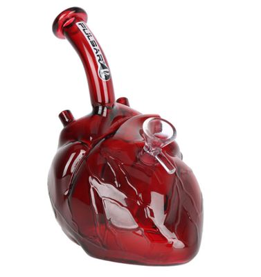 6.5" Be Still My Heart Bubbler