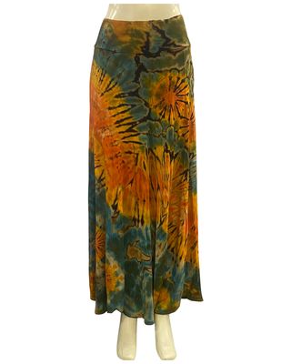 Long Tie-Dye Skirt