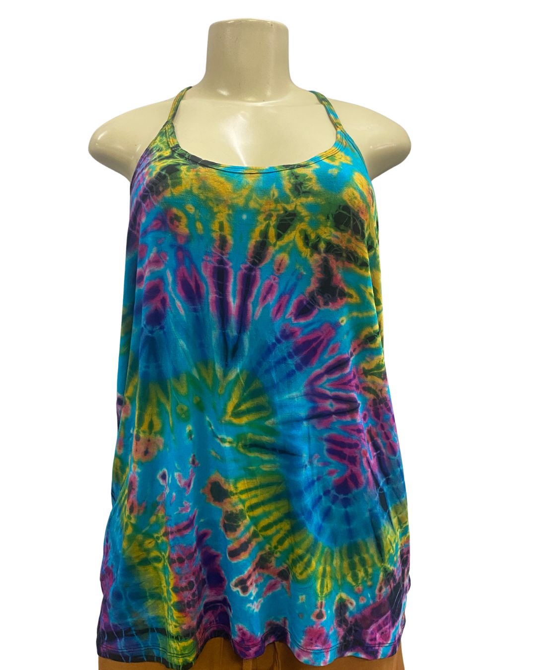 "Y" Tank Top, Colour: Turqoise