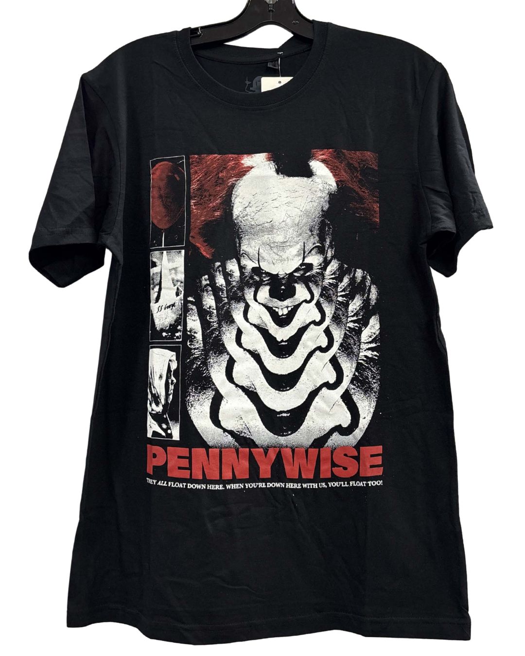 "It" Pennywise - You'll Never Float - T-Shirt, Size: Medium