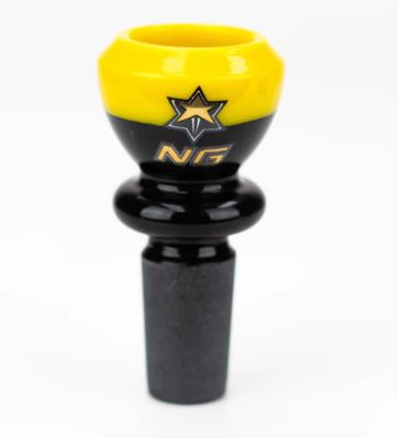 Nice Glass - Black &amp; Colour Cup Bowl