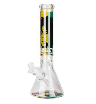 14" Bob Marley 7mm Beaker Bong
