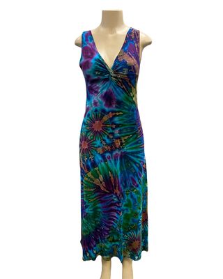Tank Twist Maxi Tie Dye Dress