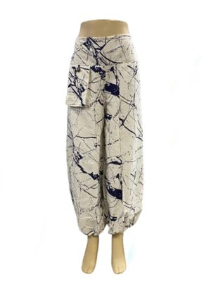 Cinched Leg Harem Pant w/ Pocket