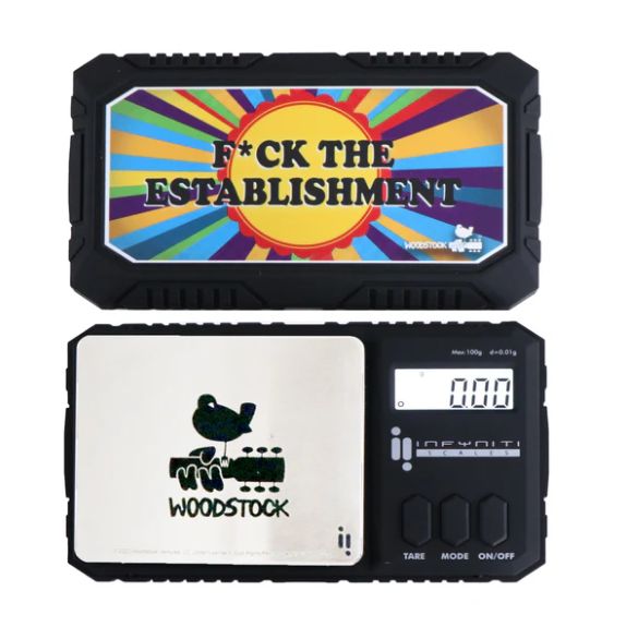 Woodstock - F*** The Establishment 0.01 x 100g Scale