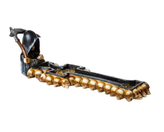 10" Grim Reaper Incense Burner