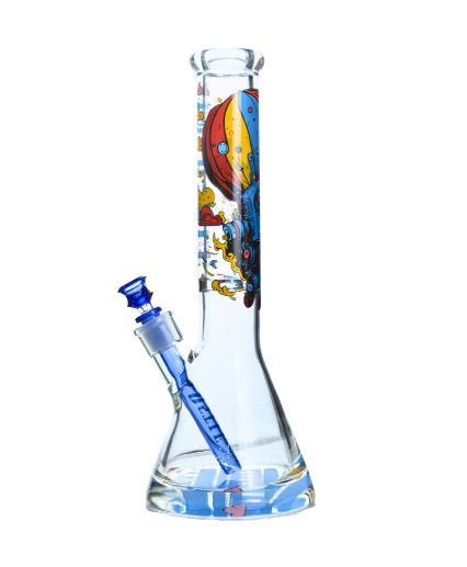 14" 9mm Castleworks Robot Beaker Bong