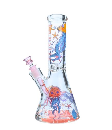 12" 9mm Castleworks Jellyfish Beaker Bong