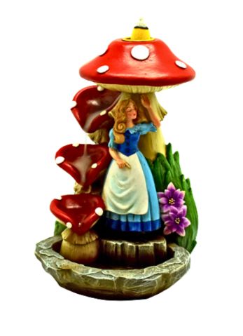 7" Alice In Wonderland Incense Burner