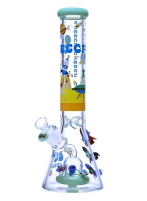 14" 7mm Cheech Space Explorer Beaker Bong