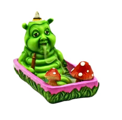 5.5" Caterpillar Incense Burner