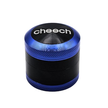 Cheech Medium 4pc Grinder, Colour: Blue
