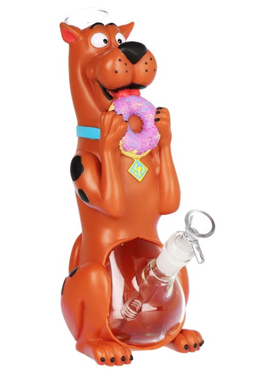 10.75" Scooby Snacks Glass &amp; Vinyl Water Pipe