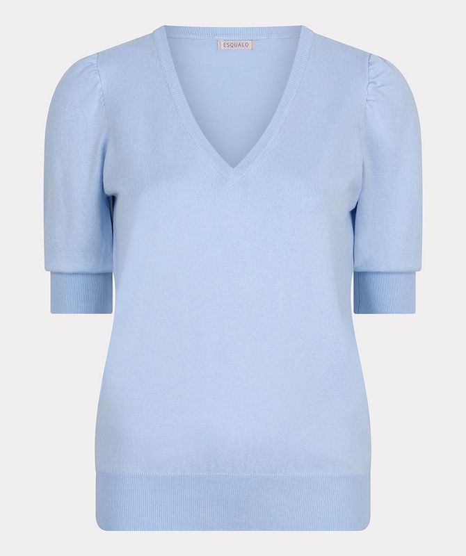 Esqualo Sweater v-neck basic knit