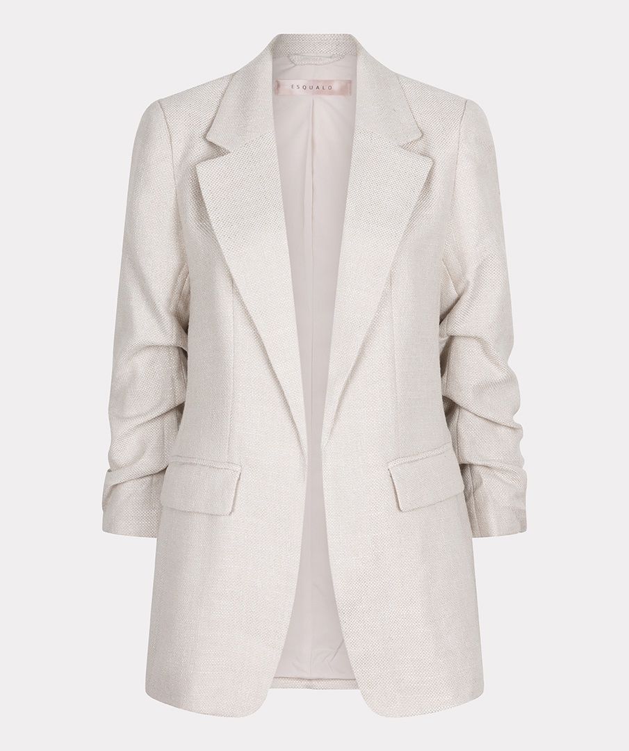Esqualo blazer linnen look