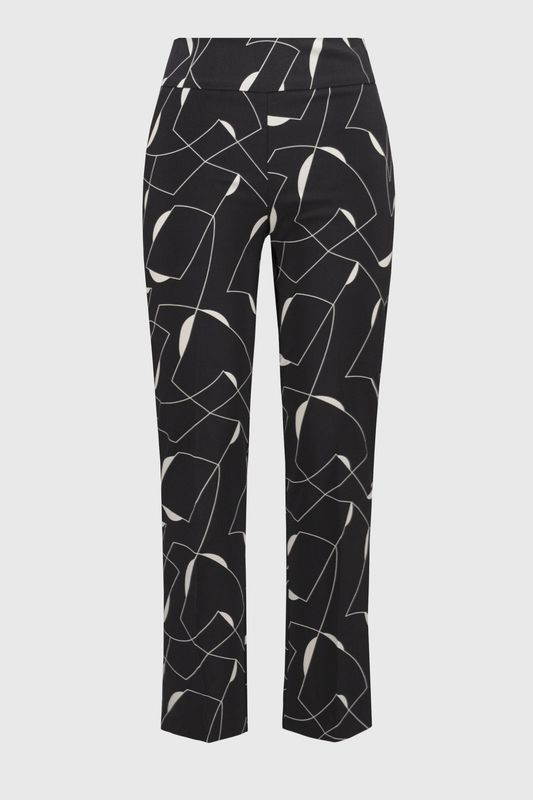 Ribkoff broek met geometrische print