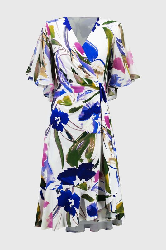 Ribkoff jurk chiffon wraped