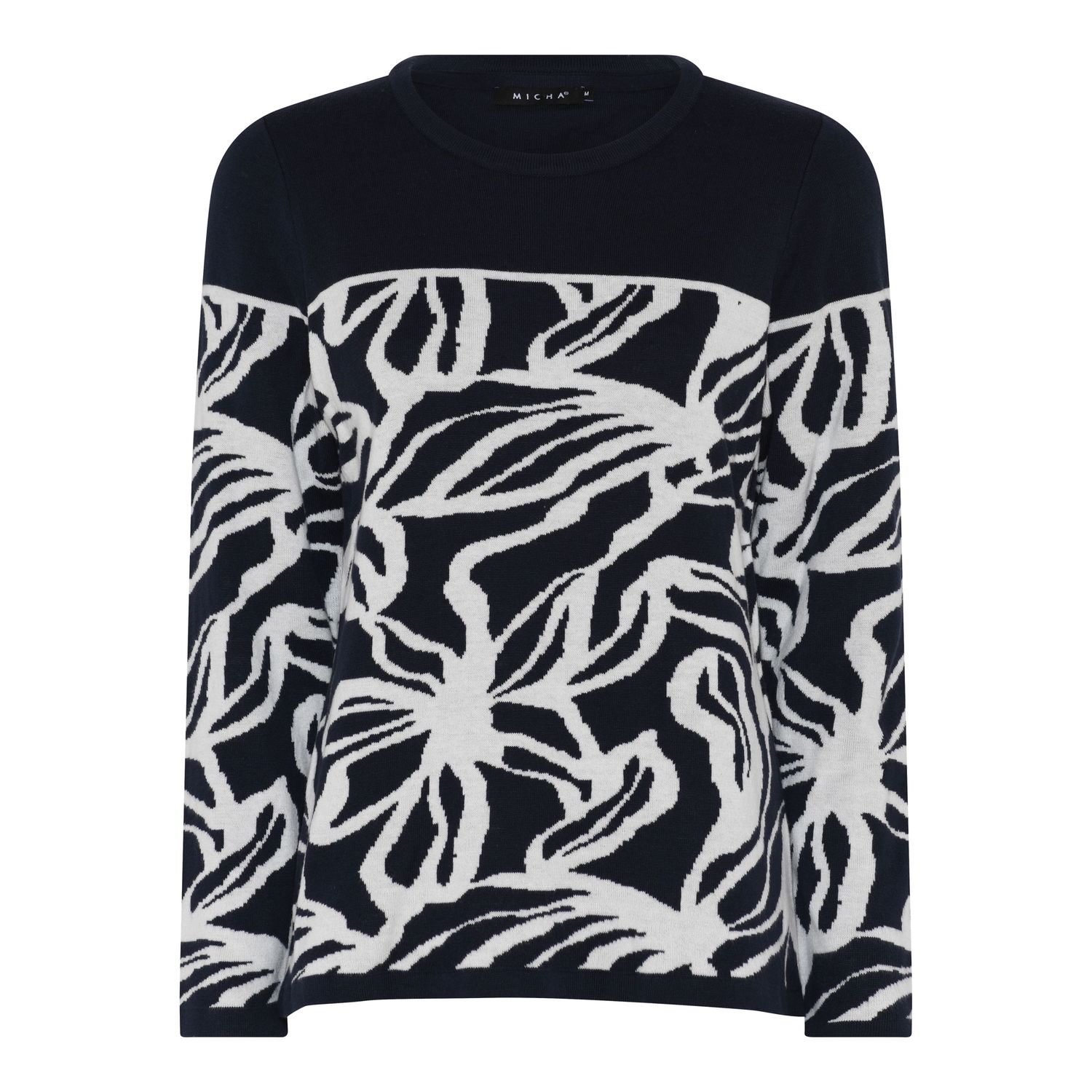 Micha jumper jacquard pattern
