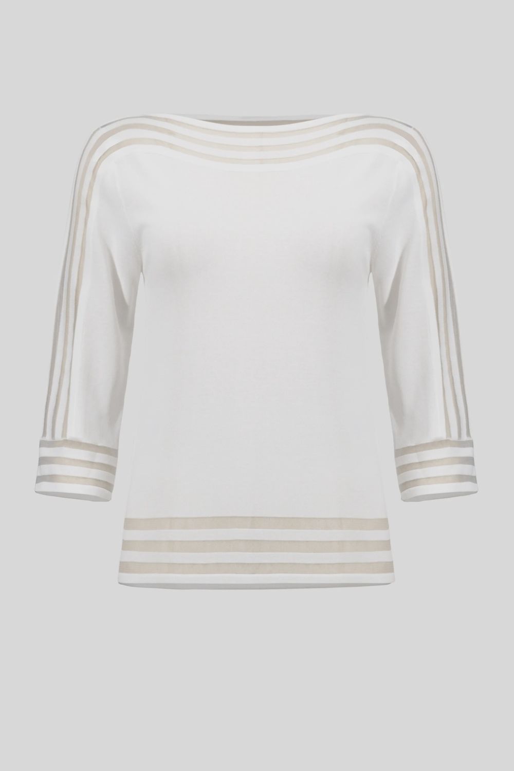 Ribkoff Sweater Mess stripe details