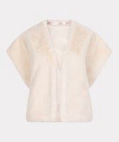Esqualo gilet fake fur      W252-37700