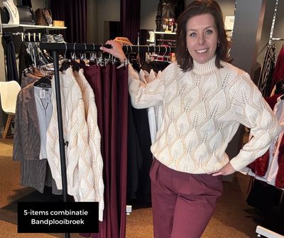 5-items combinatie – Bandplooibroek