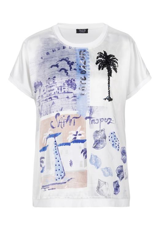 Tuzzi bloesjes shirt V26-412458