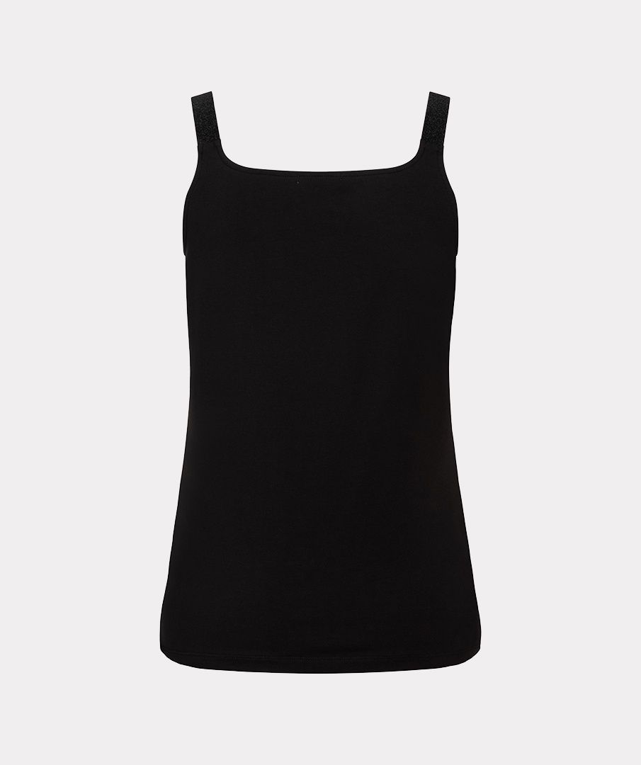 Esqualo singlet lurex straps V262-30215