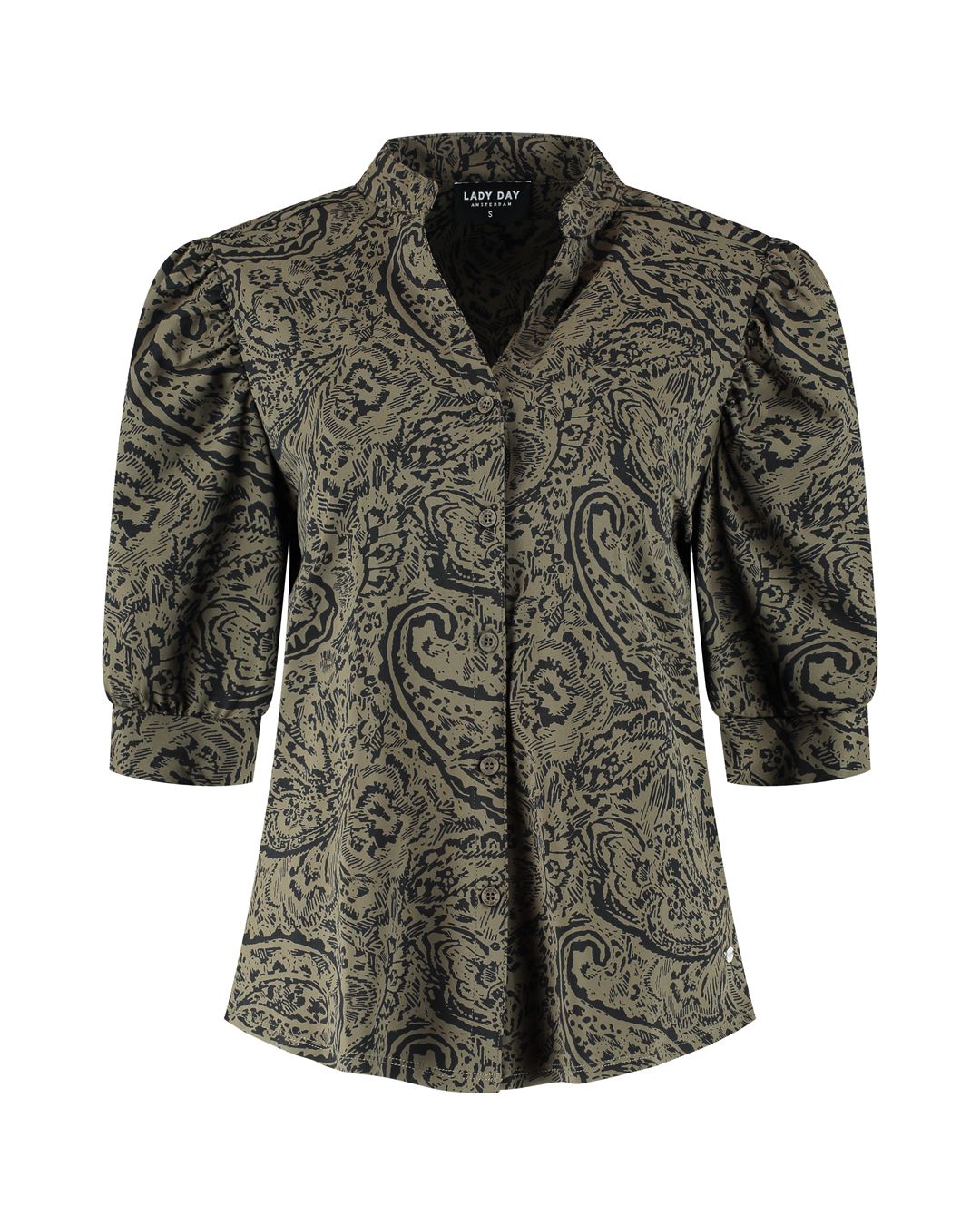 Lady Day Lux Blouse Ley Print