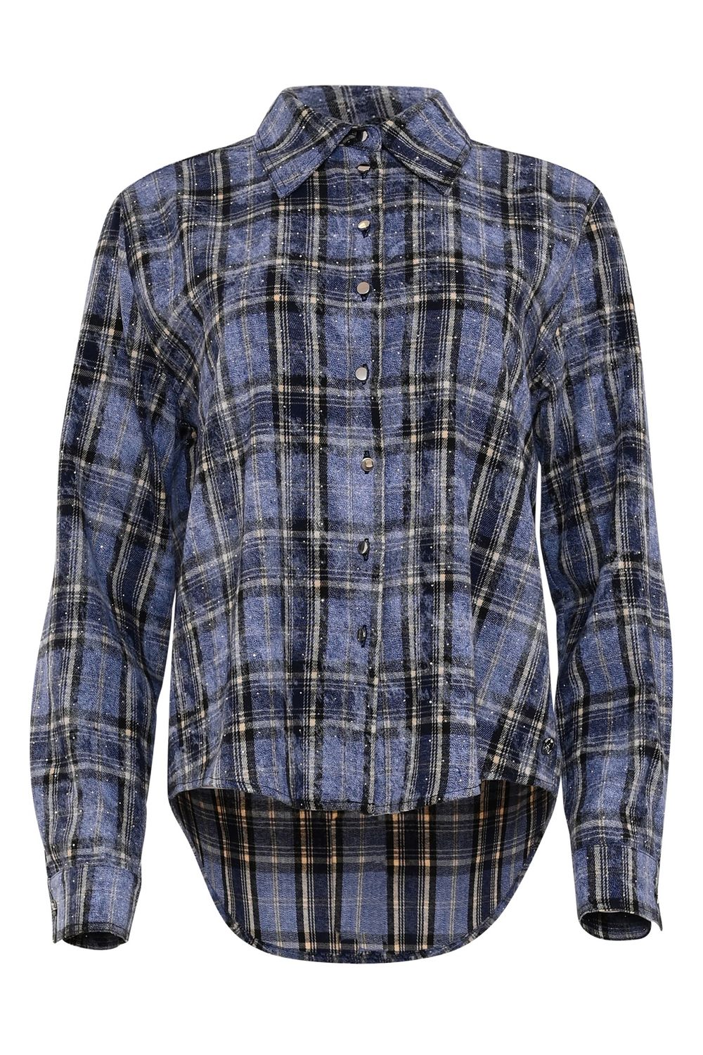 Maicazz Vaudin Blouse Blue Check