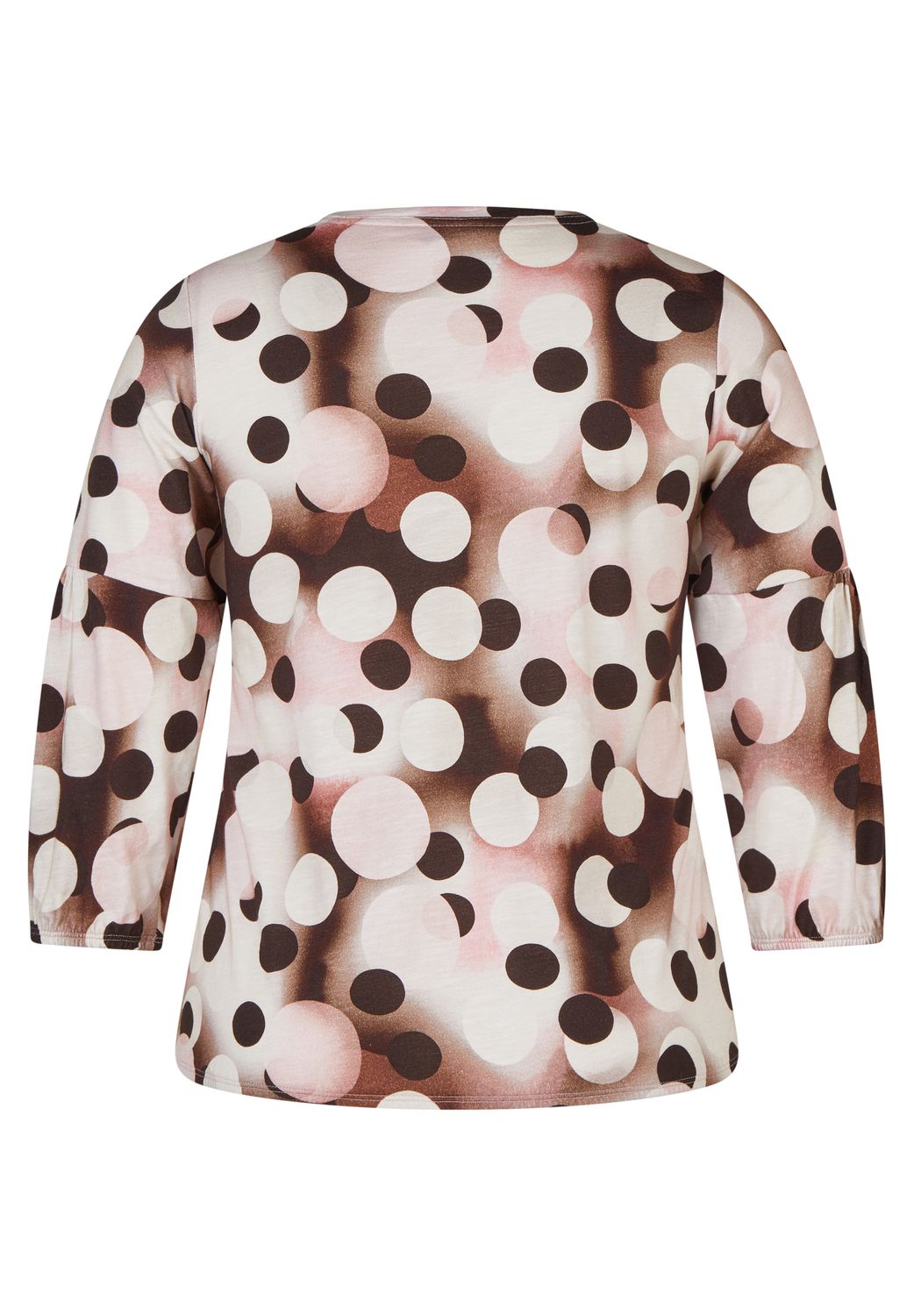 Rabe dames T-shirt met lange mouw in mokka