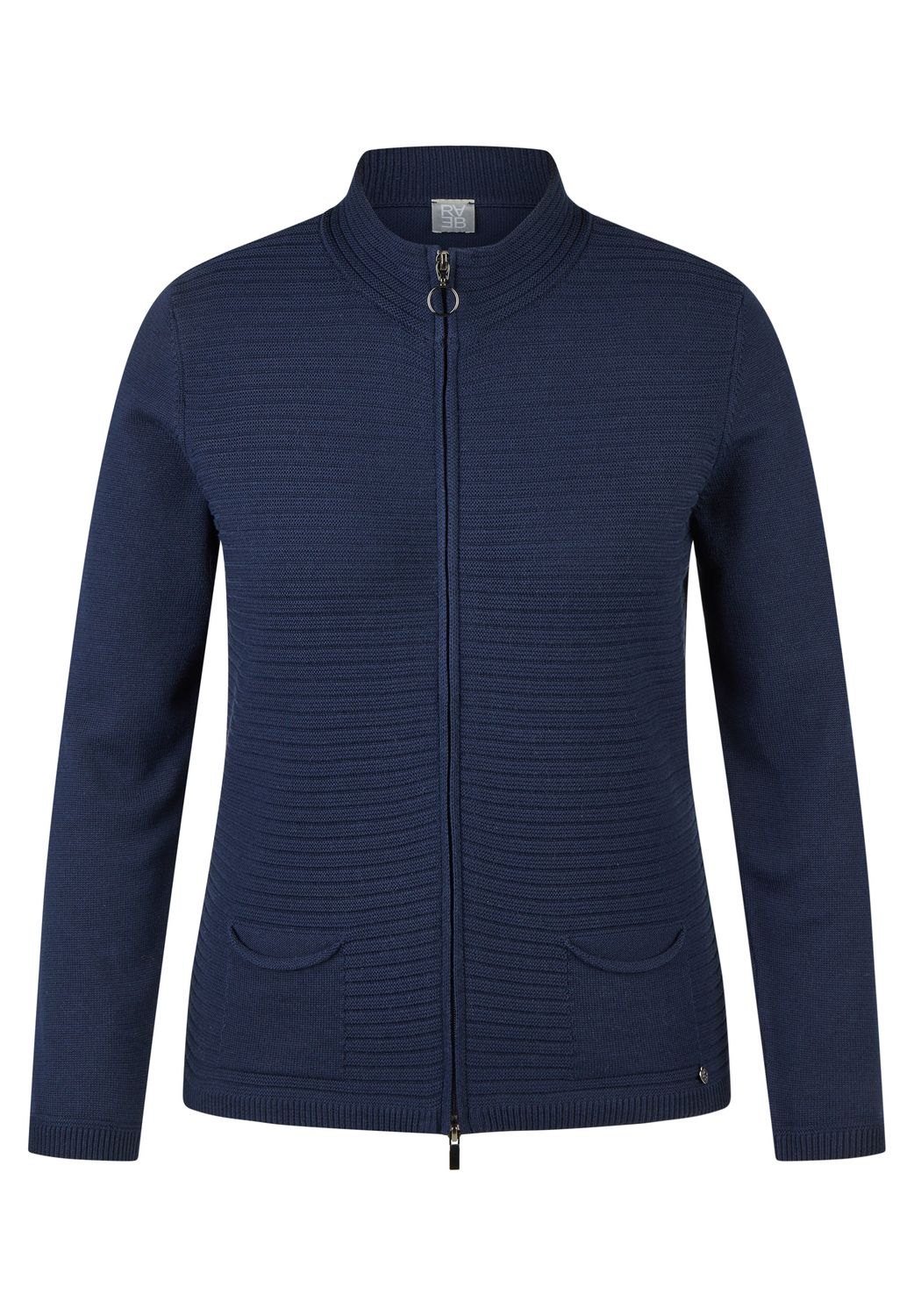 Rabe fijngebreid vest met ritssluiting – 113540