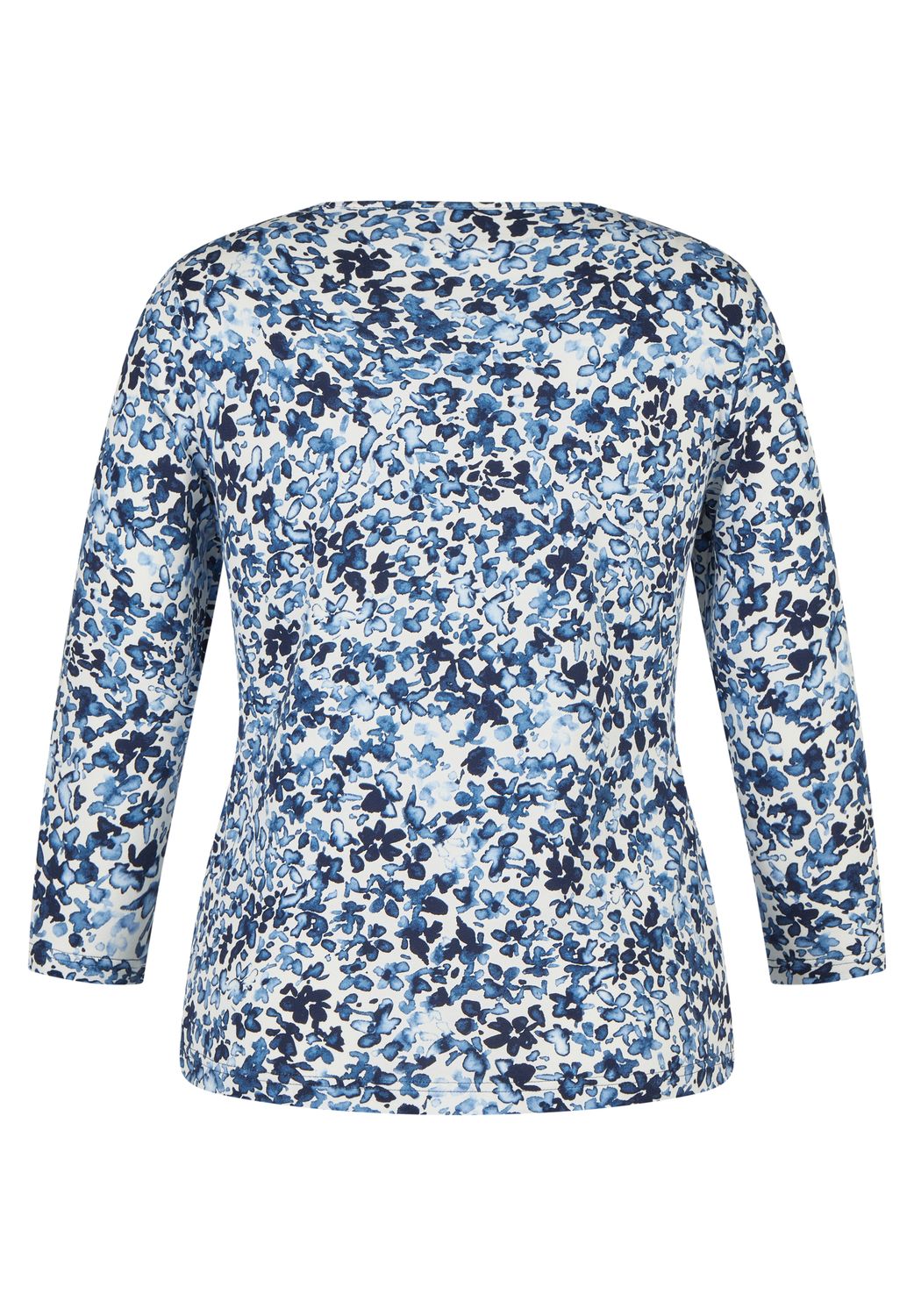 Rabe shirt met blauw bloemendessin – 114358