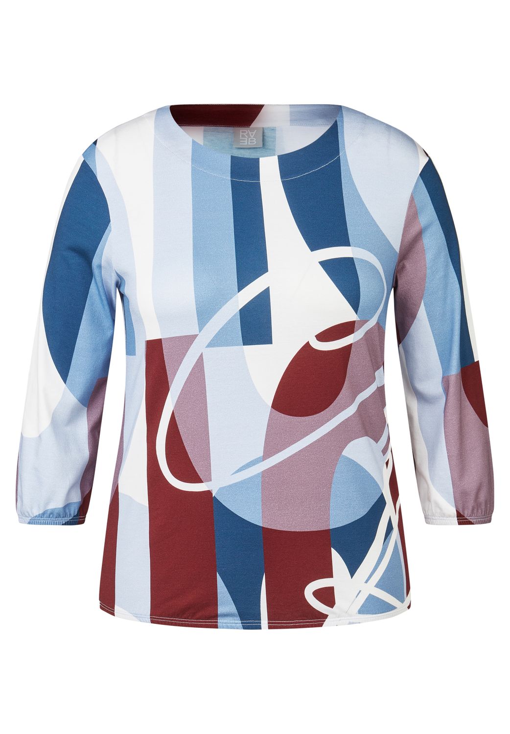 Rabe shirt met grafische print – 114366