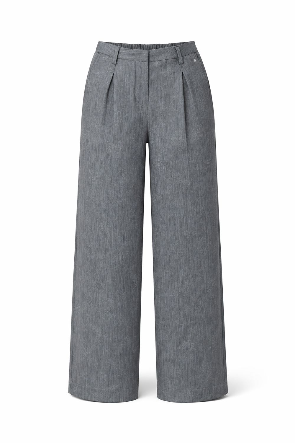 Tramontana Grijze Wide Leg Pantalon voor Dames – Elegante Broek | O07-21-101