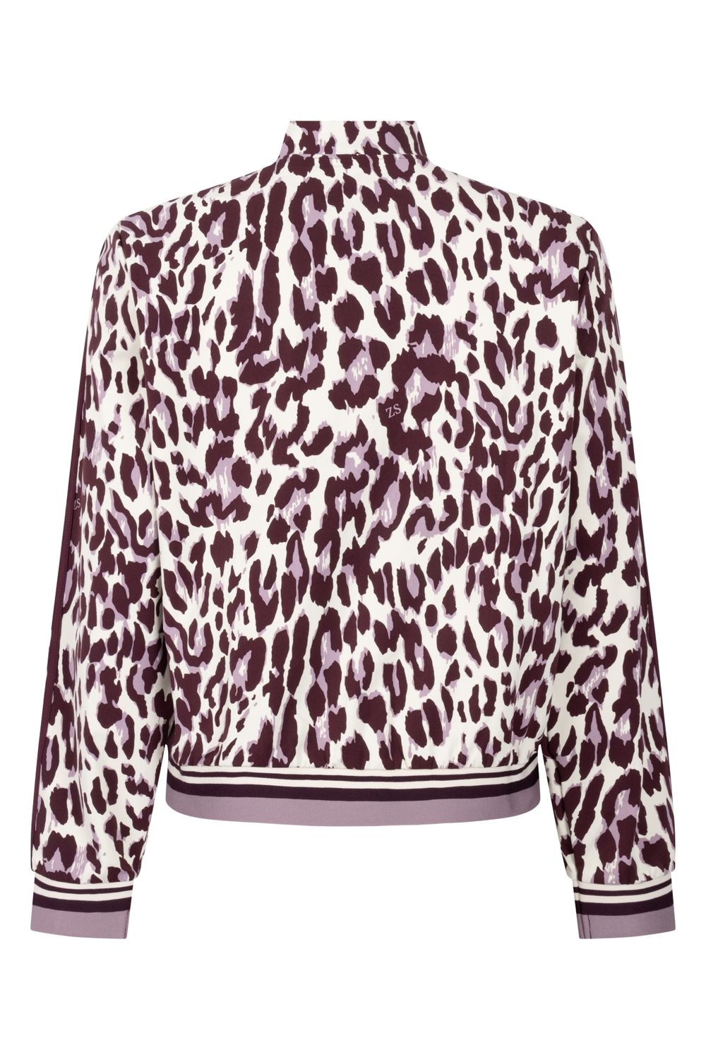 Zoso Nicoline Blazer – Animal Print Bordeaux/Offwhite