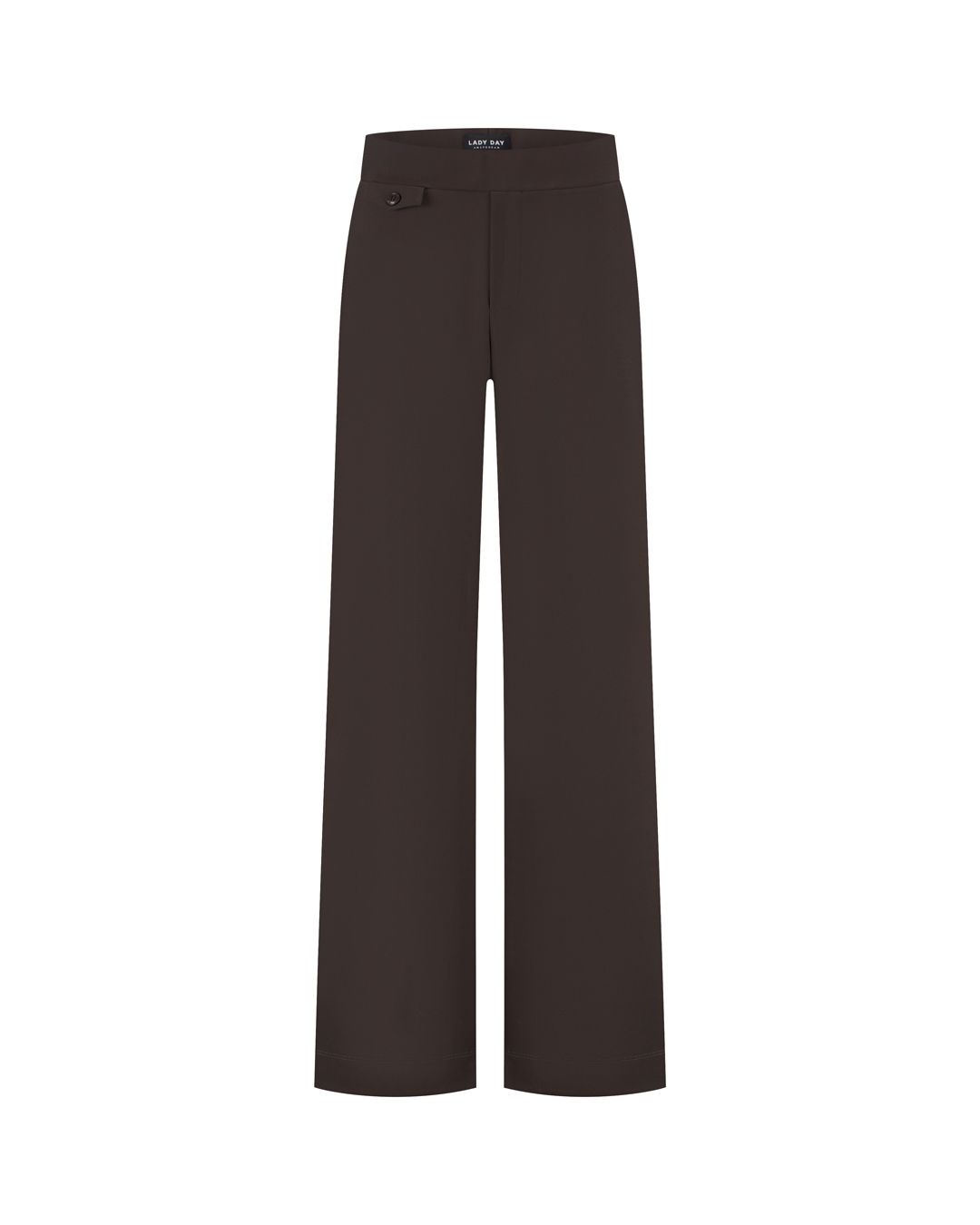 Lady Day Milana Bonded broek - Dark Brown